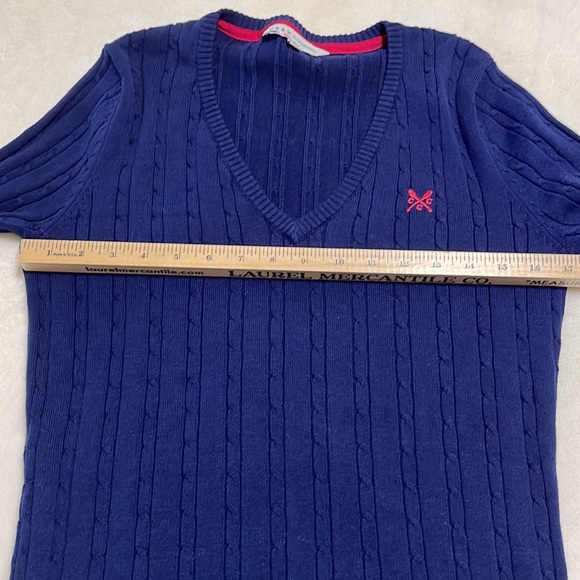 V neck sweater blue - Picture 2 of 6